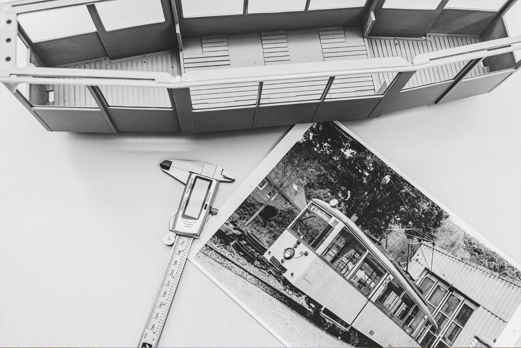 Modellbau web strasssenbahn Vorabreit